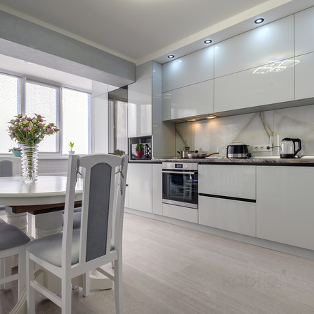 Flush-mounted GU10 Halogen Einbaustrahler Schwarz Rund Kobi