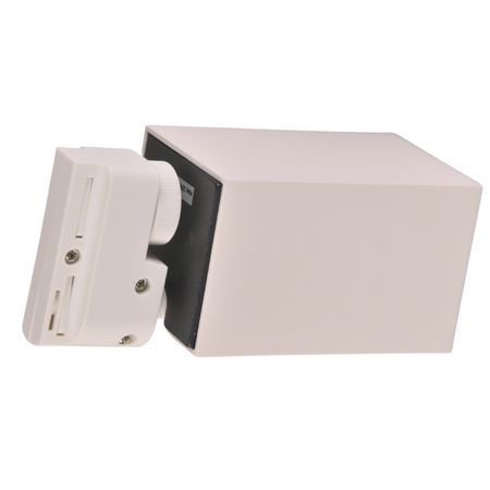 GU10 Weiß+Schwarzer Stromschienenstrahler für Lichtbänder Square POLUX