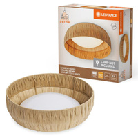 Plafond LED-Anbau-Deckenleuchte 12W 400lm 3000K Warm Brown 30cm Dekor Ledvance