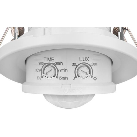 PIR-Bewegungsmelder bündig montiert 360°