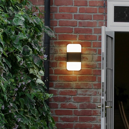 Gartenlampe LED Elevation Wandleuchte 2x7W 4000K IP54 CARINA