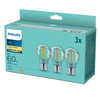 3x LED Lampen E27 A60 7W = 60W 806lm 2700K Warm Glühfaden PHILIPS