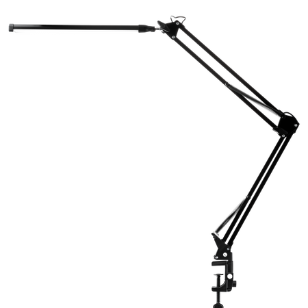 Schreibtischlampe LED 12W, Zeichentisch-Schreibtischlampe CCT USB Dimmbar Schwarz COSMI LUMILED