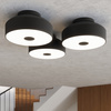 LED Plafond Deckenleuchte 4x E27 Schwarz OMIQ Crimson SL.1678 Sollux