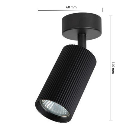 Wandleuchte Spotlight Wandleuchte GU10 Moving Black Lucerno Masterled
