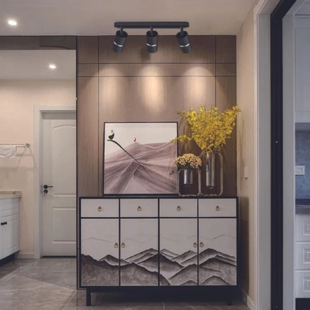 Wand- und Deckenstrahlerleuchte 3x GU10 SchwarzSilber BAMBOO Sanico Goldlux