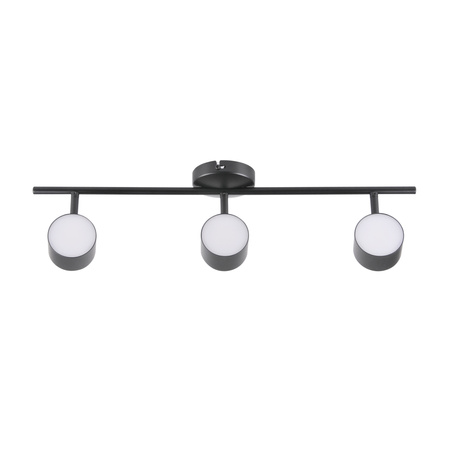 LED-Streifenlampe Decken- und Wandleuchte 12,6W KUBIK 3 Schwarz 3000 K GOLDLUX (Polux)