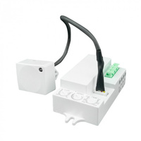 Mikrowellen-Bewegungs- und Dämmerungssensor mit Sonde Weiß 15m 360° CM Ecolight