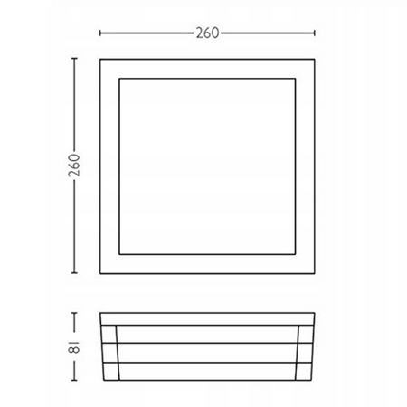 Garten LED Außendeckenleuchte MOONSHINE myGarden 2xE27 IP44 Wandleuchte Anthrazit PHILIPS
