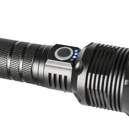 ZOOM LED XHP70 taktische Taschenlampe 25W 2000lm 3 MODI 1000m IP67 Aluminium VA0021 VAYOX