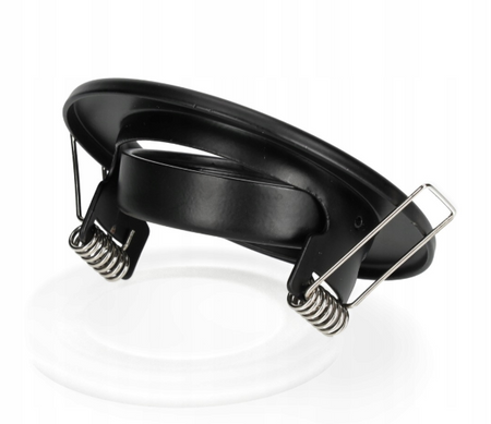 Flush-mounted GU10 Halogen Einbaustrahler Schwarz Rund Decoro Kobi