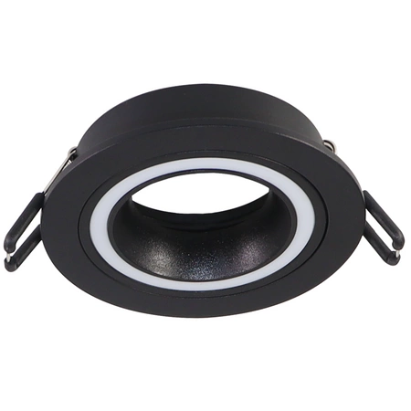 Spot MR16 Schwarz 12V FALCO Sanico Goldlux Einbaustrahler