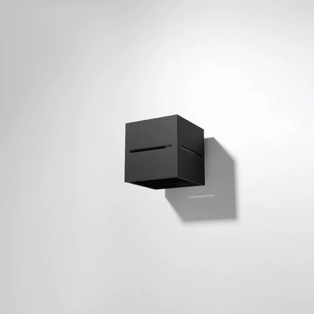 Wandleuchte LOBO G9 Cube Up-Down Modern Schwarz SOLLUX