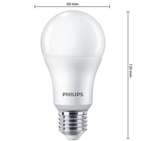 Set mit 3x E27 A65 LED-Glühbirne 13W = 100W 1521lm 2700K Warm 150° PHILIPS