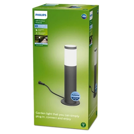 LED-Gartenleuchte für den Außenbereich PEDESTAL GardenLink 6W 12V 4000K IP44 Anthrazit PHILIPS