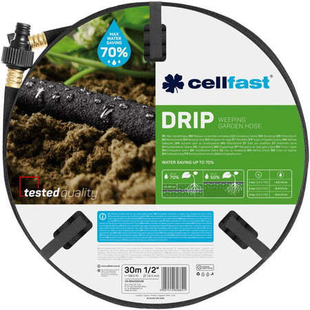Gartenschlauch 30m Tropfbewässerung DRIP 1/2" CELLFAST