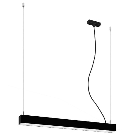 LED-Pendelleuchte PINNE 17W 3000K Linear 67cm Schwarz SOLLUX