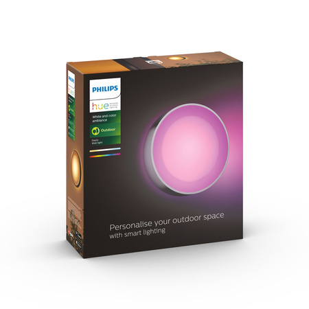 Philips HUE Daylo Laterne Runde Wandleuchte für den Außenbereich 17465/47/P7