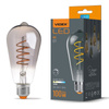 LED Lampen E27 ST64 Edison 4W 100lm 1800K Warm 360° FILAMENT Rauch Dimmbar Videx