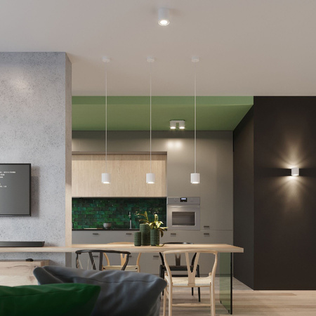 Wandleuchte ORBIS 1 G9 Rohr oben/unten Minimalistisch Weiß SOLLUX