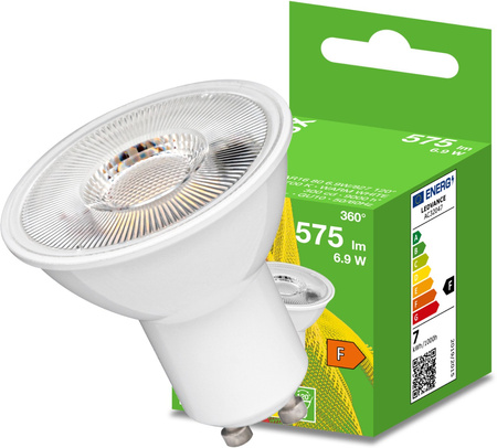 GU10 LED Leuchtmittel 6,9W = 50W 575lm 2700K Warm 120° BELLALUX