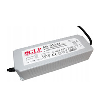 SPANNUNG LED-Netzteil 24V 150W 6,25A GPV-150-24 GLP HERMETIC