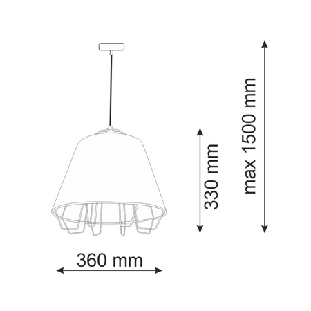 Il Mio Falun E27 GOLDLUX (Polux) Weiß und Silber Kronleuchter Pendelleuchte