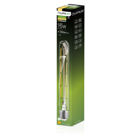 LED Lampen E27, Glühbirne T30 8W = 75W 1055lm 360° 3000K warm Glühfaden LUMILED