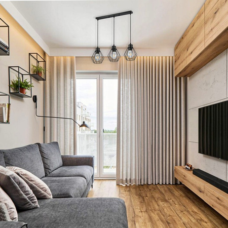 Masterled Ceiling Luminaire 3x E27 Schwarz Otto Pendelleuchte