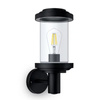 LISTRA E27 IP44 Nach unten gerichtete Laterne Schwarz PHILIPS LED Gartenlampe