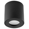 Aufbauleuchte HALOGEN Spot Röhre Fest EGIO GU10 LUMILED Rund IP44 Schwarz 83mm