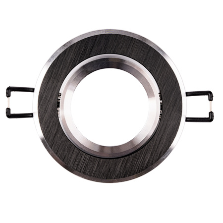 Bündig montierte Halogen-Deckenleuchte Kreisförmig Beweglich GU10 MR16 Schwarz TRIAM LUMILED