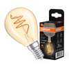 LED Dekorative Glühbirne P45 Sphere E14 4.9W = 40W 470lm 2200K Warm CRI90 300° Amber Filament Dimmbar Vintage 1906 Osram