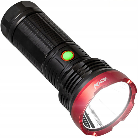 LED Pro Taktische Taschenlampe Wiederaufladbarer Suchscheinwerfer USB-C 20W 2000lm IPX5 VAYOX