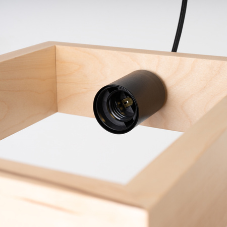 ARIES Decke Pendelleuchte E27 Naturholz Skandinavisch SOLLUX