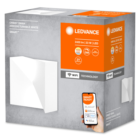SMART+ WIFI Wandleuchte Smarte Wandleuchte 23W ORBIS SWAN WHITE LEDVANCE