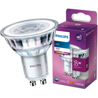 GU10 LED Leuchtmittel 3,5W = 35W 265lm 3000K Warm 36° Strahler PHILIPS