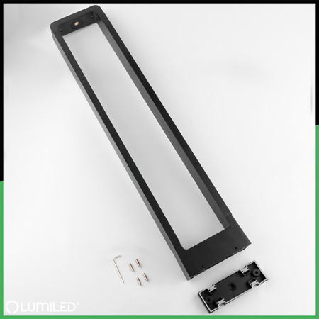 Gartenleuchte 10W, Außenstehleuchte Pollerleuchte 80cm ERICA LUMILED