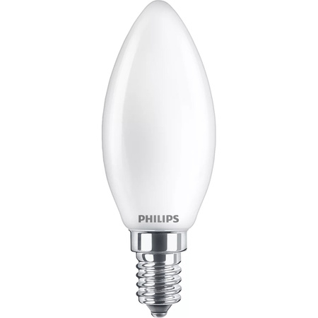 LED-Kerzenlampe E14 B35 3,4W = 40W 470lm 2700 warmes Filament milchig PHILIPS Dimmbar