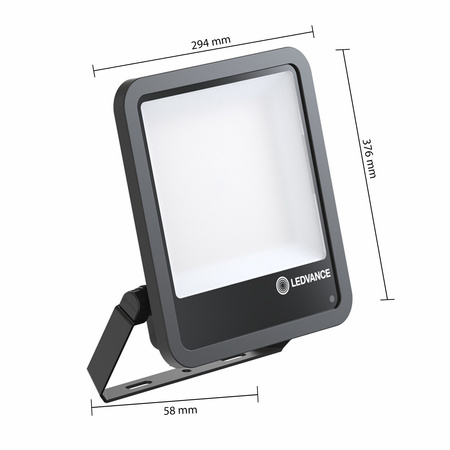 LED-Flutlicht 133W 20000lm 4000K IP66 Schwarz Mit Dämmerungssensor LEDVANCE Flutlicht