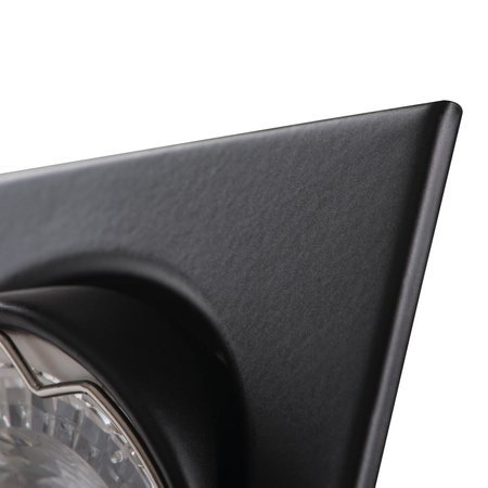 ALOR GU10/GU5.3 flush mount quadratisch Movable Schwarz KANLUX