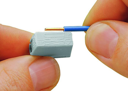 100x Beleuchtungsverbinder Schnellverbinder WAGO 224-101 für KABEL 0,5-2,5mm