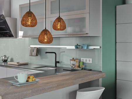 Dekorative Decke Pendelleuchte E27 Beige Dekor Ledvance