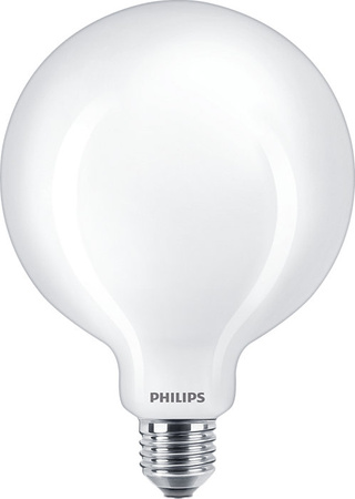 Globe E27 G120 LED Lampen 7W = 60W 806lm 2700K Warm Filament Milky PHILIPS