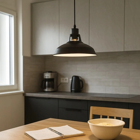 Masterled E27 Schwarz Weiß Felia Hängeleuchte