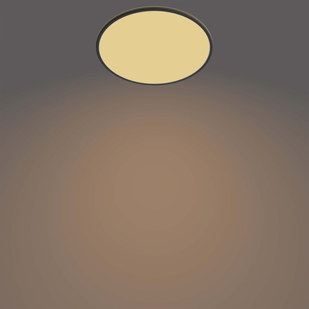 Aufbau LED Deckenleuchten SUPERSLIM 36W 2700K 55cm Dimmbar Schwarz PHILIPS