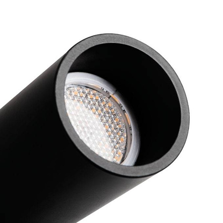 Moderne Deckenleuchte aus schwarzem Rohr für die Küche 4 W 3000 K