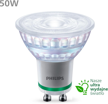 Halogen-LED Leuchtmittel GU10 PAR16 2,1W = 50W 375lm 2700K Warm 36° PHILIPS Ultra Efficient