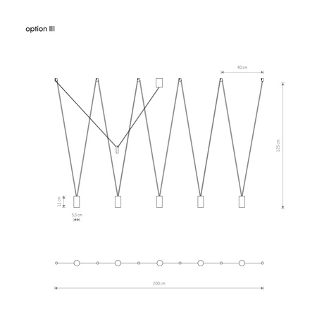 MORE EYE V 7825 Nowodvorski Schwarz 5xGU10 Hängelampe für Loft
