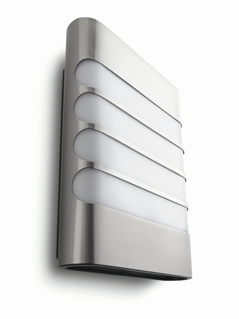 Gartenleuchte LED Wandleuchte RACCOON myGarden 3W 2700K IP44 Silber PHILIPS